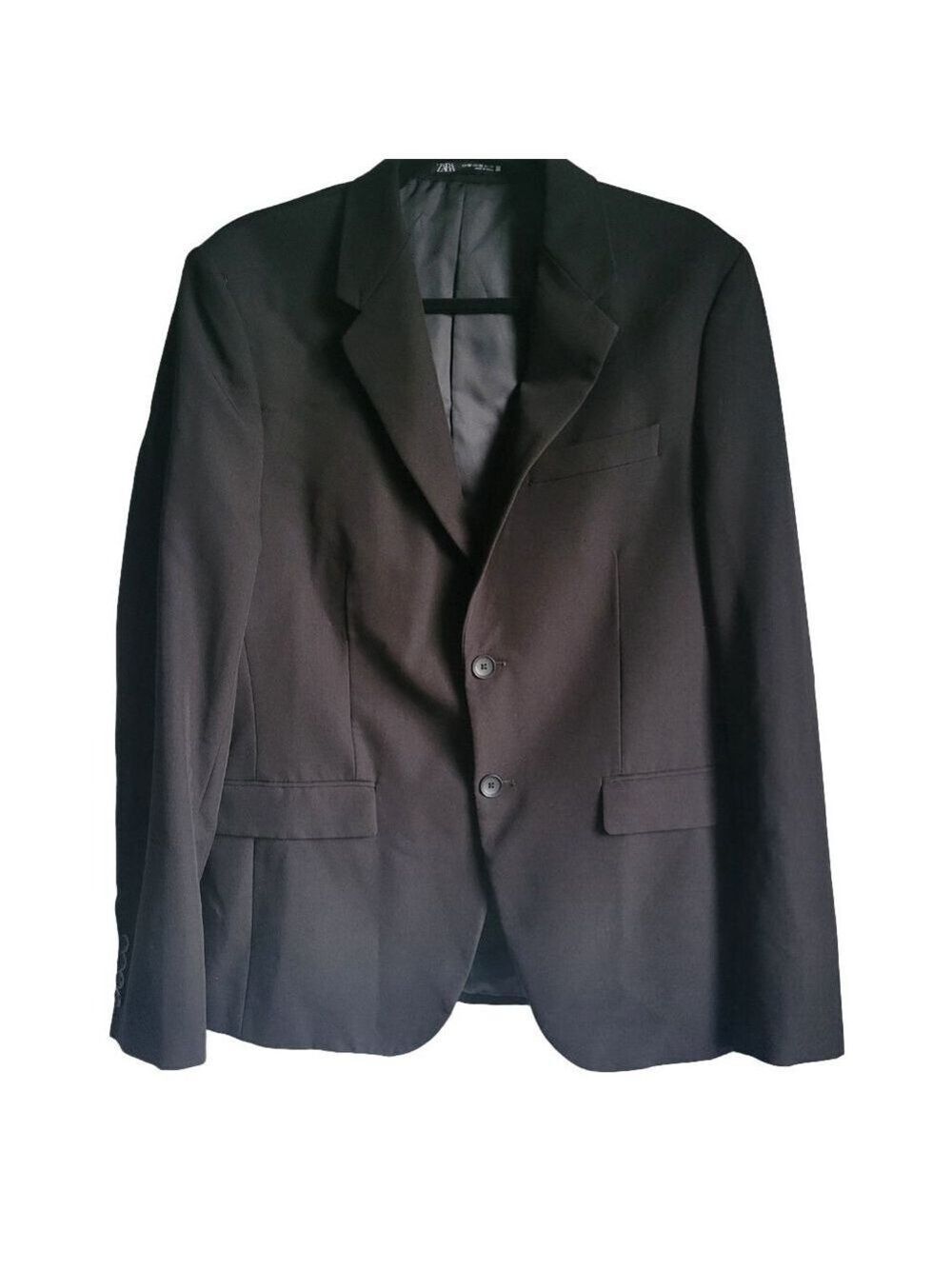 Zara Black Blazer Jacket Size 40